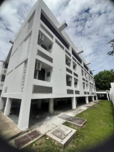 Dorm F corridor